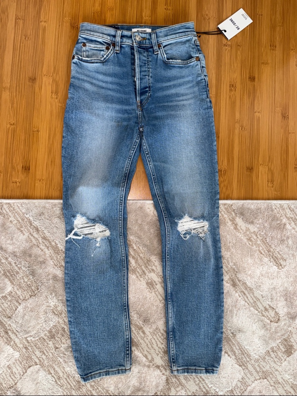 Re/Done 90s high rise ankle crop